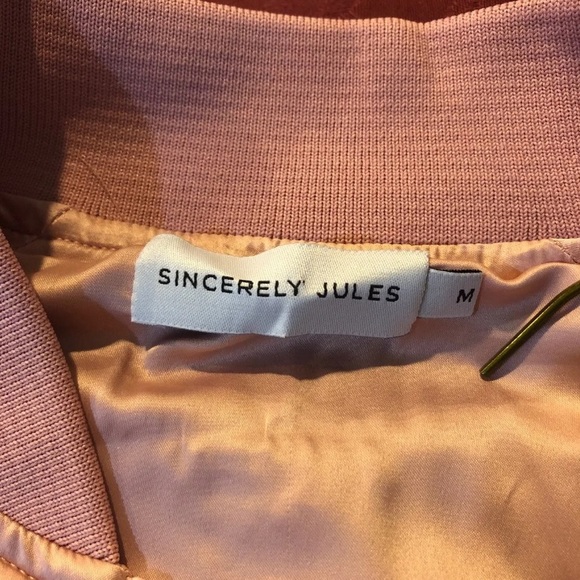 Sincerely Jules Pink Bomber Jacket - Picture 6 of 6